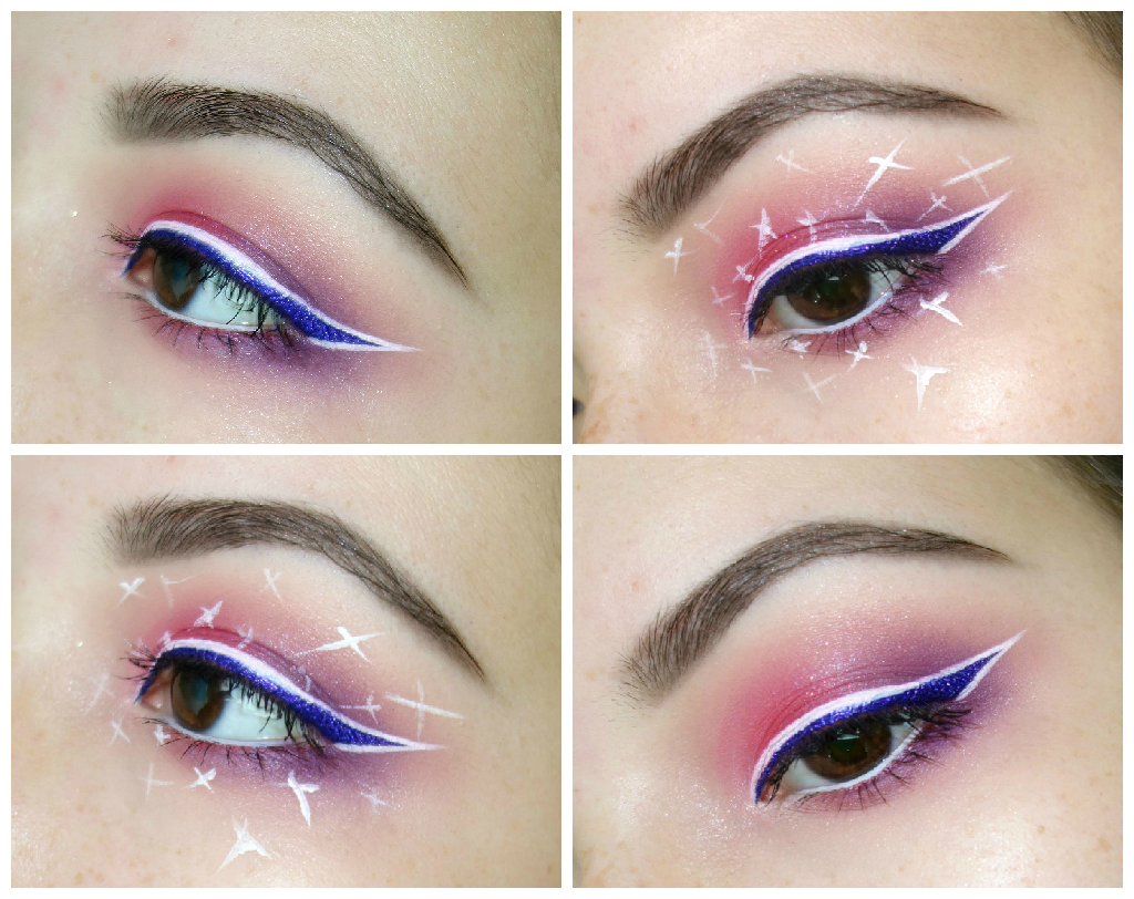 Graphic Liner and Soft Pinks